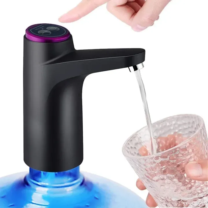 Intelligent Touch Switch USB Charging Automatic Home Drinking Water Pump Durable Portable Electric Drinking Water Dispenser Water Bottle Pump, Upgrade Touch Button Automatic Drinking Water